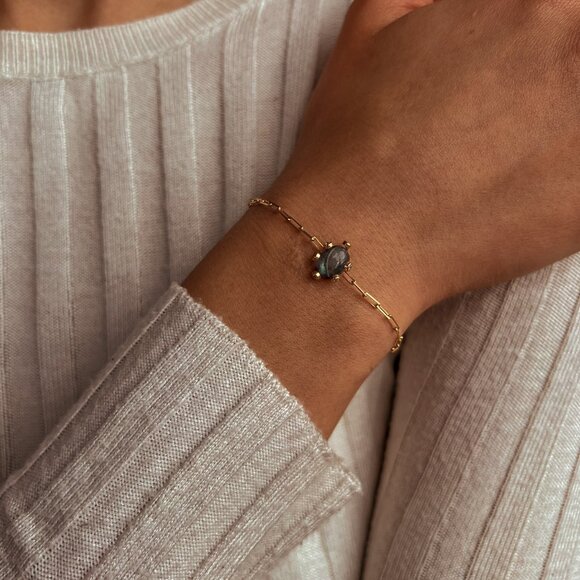 Citrine Handmade Adjustable Bracelet - Picture 6 of 8